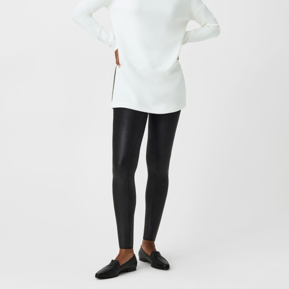 NWOT Spanx Shape Faux Leather Leggings - Picture 3 of 6